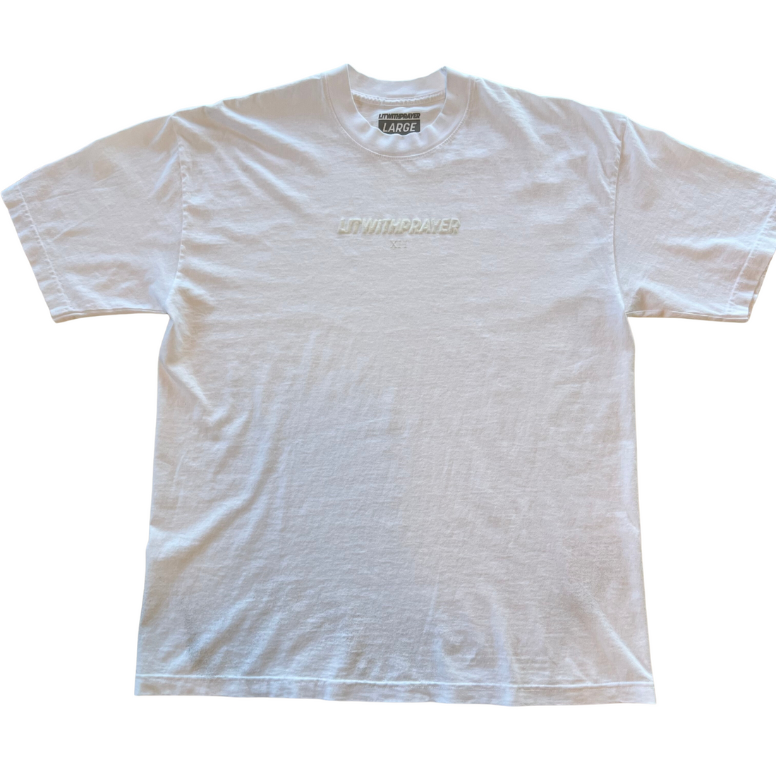 Litwithprayer Faith Tee (White)